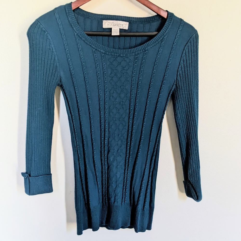 2/$20 3/4 Three Quarters Length Sweater
